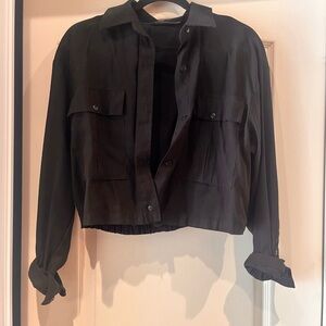 Zara Black Cropped Jacket